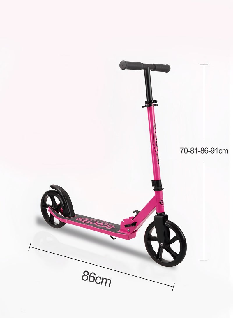 MaBaby Kick Scooter for Kids, Foldable Scooter 2 Wheels with Adjustment Handlebar, for 7-18 Years Boys and Girls - Image 2