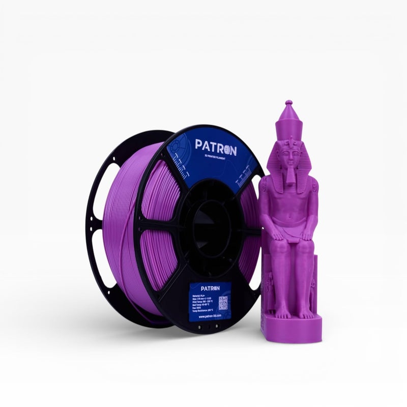 High Strength PLA+ 3D Printer Filament – 1.75mm ±0.03mm, 1Kg Spool – Low Warp, Glossy Finish, Eco-Friendly – Universal Compatibility for FDM/FFF Printers - Image 1