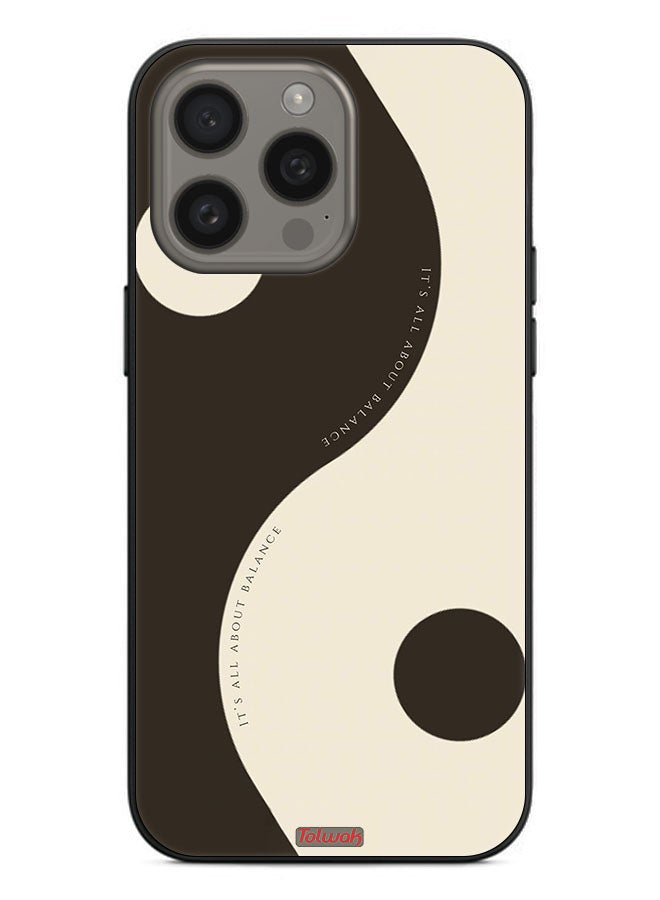Tolwak Apple iPhone 15 Pro Max Protective Case Cover Its All About Balance - Image 2