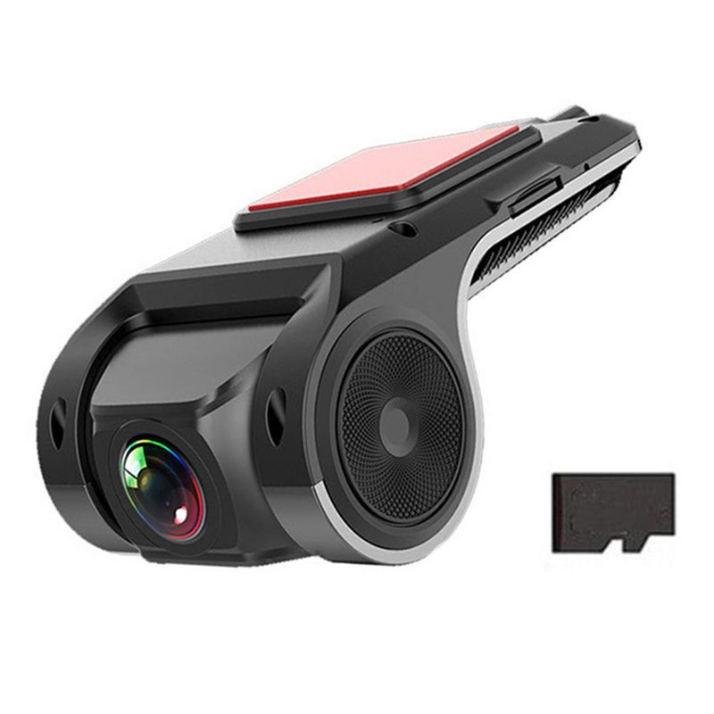 USB Car DVR Camera Video Recorder, Loop Recording ADAS Drive Assistance Video Recorder, Night Vision Full HD Dash Camera Car Driving Recorder - Image 1