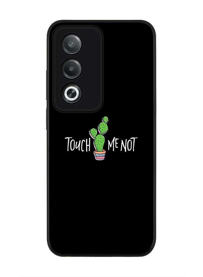 Stylizedd For Oppo A3 Pro / A80 Case,Slim fit Camera Protection, Shockproof Thin Phone cover - Touch me not - Image 1