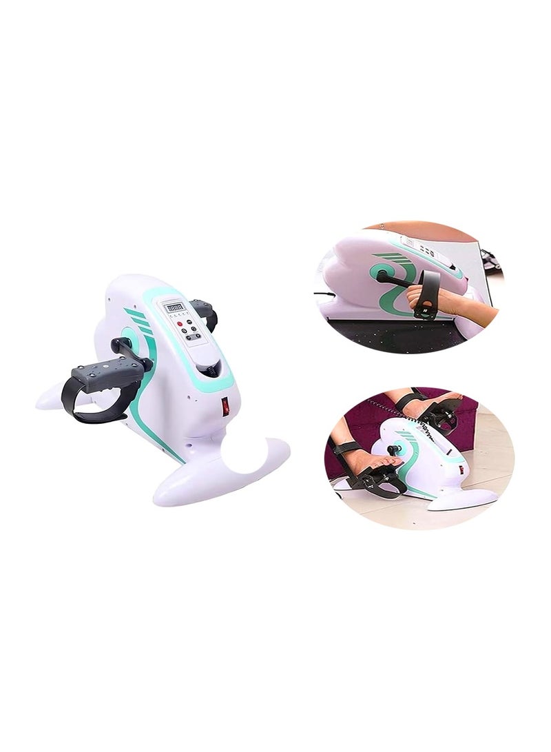 ريلاكس سمارت دراجة تمارين كهربائية صغيرة بدواسة مع جهاز تدليك للرقبة - جهاز لياقة بدنية محمول صغير الحجم لتمرين الذراعين والساقين، وتحسين الدورة الدموية، وتسكين الألم والاسترخاء - Image 1