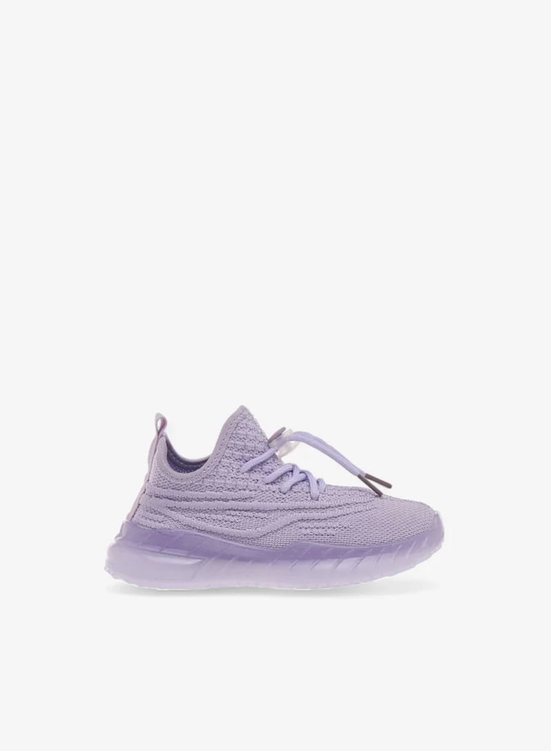 Oaklan by Shoexpress Girls Monotone Sports Shoes with Lace-Up Closure