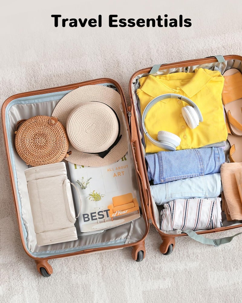 Outplea Small Toiletry Bag Wash Bag Men Women Wash Bag for Travel with Handle Portable Travel Toiletry Bag for Holiday Sports, beige, Einheitsgröße - Image 5