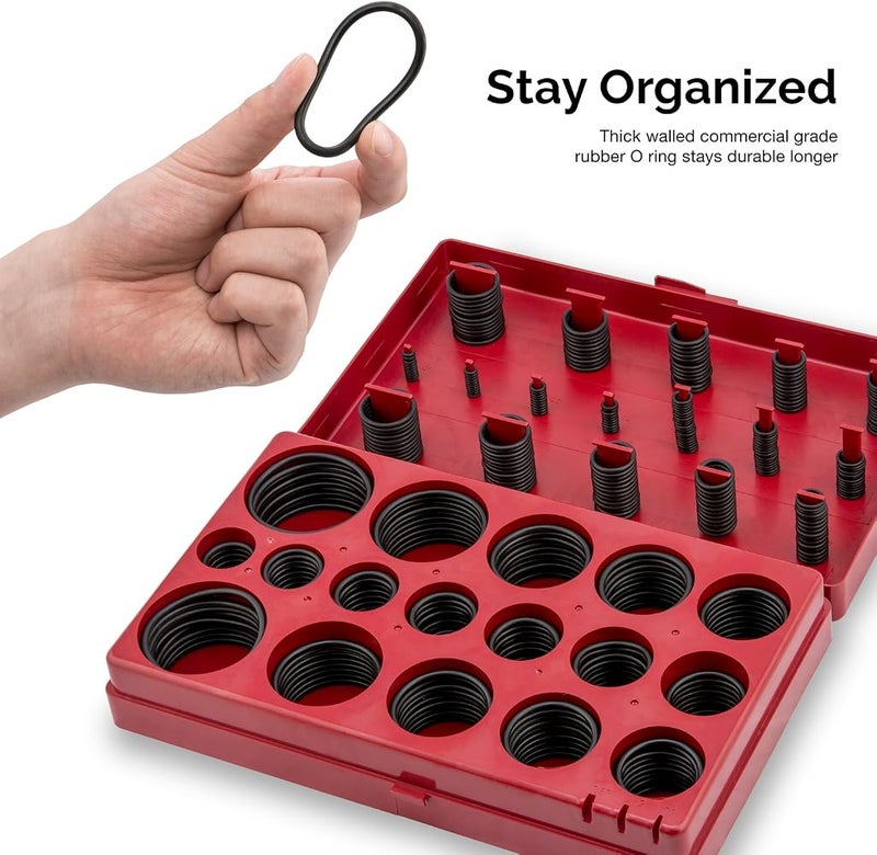 Neiko 50443A Universal O-Ring Assortment 407-Piece Set Sae - Image 4