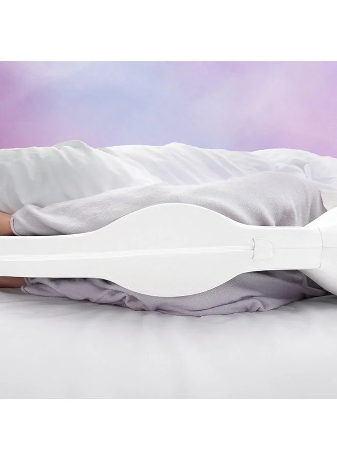 Snuz Curve Pregnancy Pillowwhite, Healthcare Developed, Comes With Kneeblade, Size 135Cm X 30Cm X 25Cm