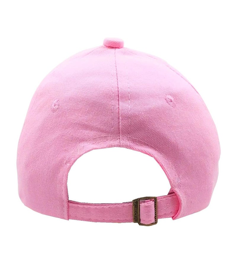Zacharias Girl's Cotton Pink Cap Free Size (Pack of 1) - Image 3