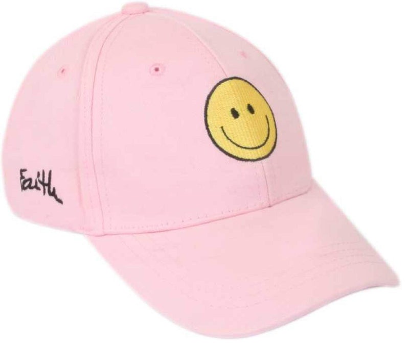 Zacharias Girl's Cotton Pink Cap Free Size (Pack of 1) - Image 1