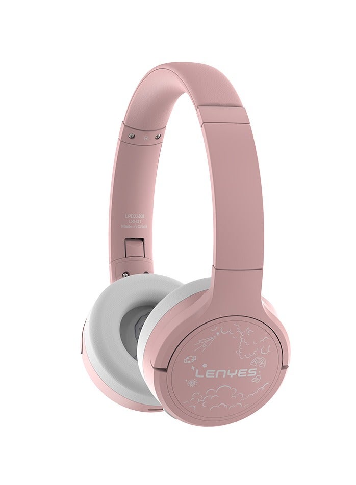 Lenyes Adjustable Children's Over-Ear Wired and Bluetooth Headphones v5.4 - Image 2
