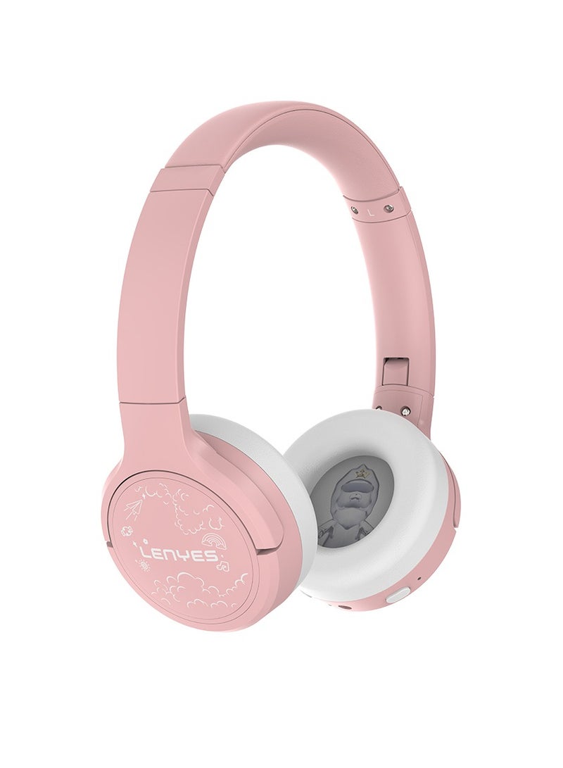 Lenyes Adjustable Children's Over-Ear Wired and Bluetooth Headphones v5.4 - Image 3
