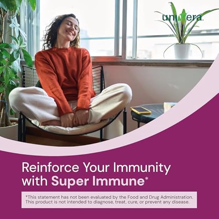 Univera Super Immune: Premium Herbal Formula for Immune Health - Reishi Mushroom, Astragalus, Schisandra & Eleuthero Extract - 90 Tablets - Image 3