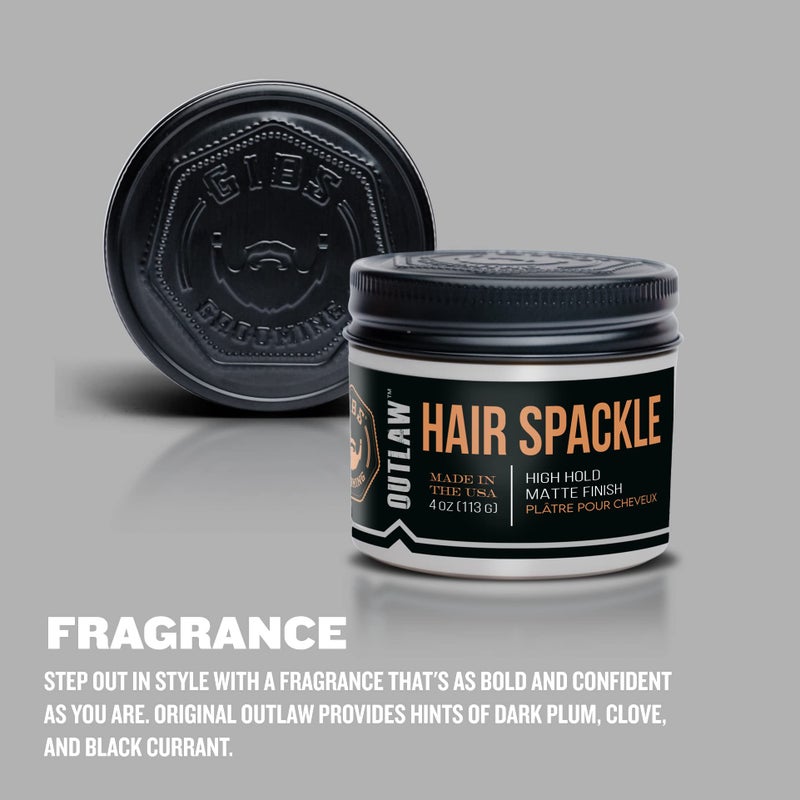GIBS Outlaw Hair Spackle - High Hold - Matte Finish - 4oz - Image 5