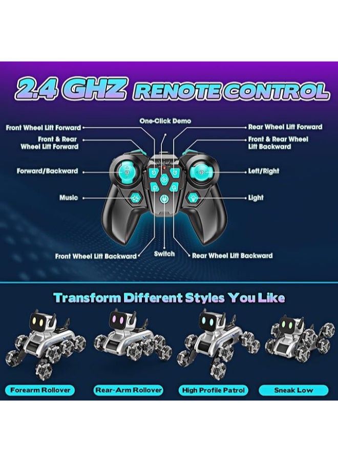 Yeriayha Robot Dog Toy For Boys , 8Wd Remote Controlled - Image 4
