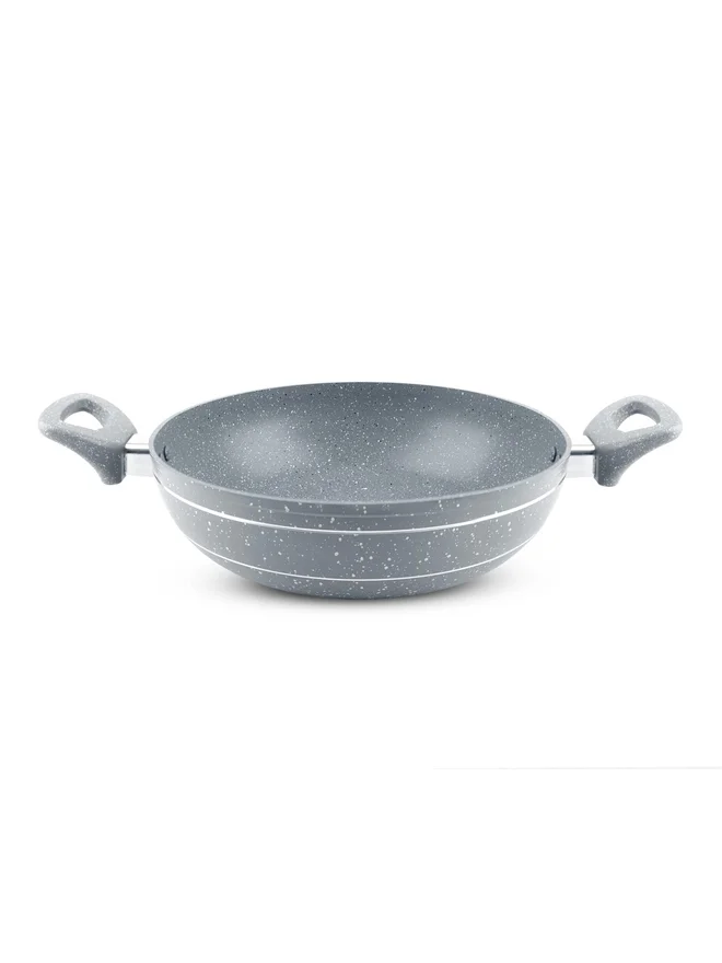 Royalford Smart Granite Series Forged Aluminum Wok Pan 30cm