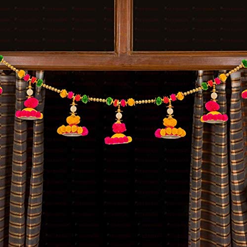 TIED RIBBONS TIED RIBBONS Door Hanging Toran Bandhanwar for Home Entrance Door Mandir Puja Room Decoration Items for Home  - Image 2