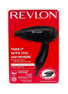 Revlon RVDR5305 Folding Travel Hair Dryer - Compact and Light Weight - 1200 Watts  - Image 1