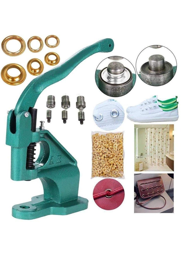 DIY Crafts DIY Crafts CTDIYHI54607 Hand Press Grommet Machine Grommets Eyelet Tool Kit 3 Die Hand Press Grommet Machine 024  - Image 3