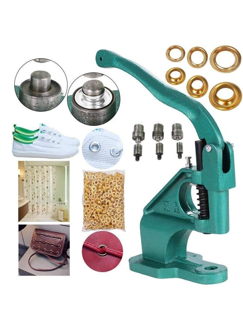 DIY Crafts DIY Crafts CTDIYHI54607 Hand Press Grommet Machine Grommets Eyelet Tool Kit 3 Die Hand Press Grommet Machine 024  - Image 2
