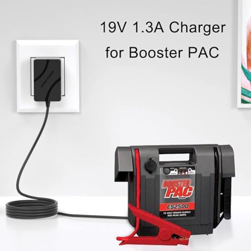 WUKUR Replacement for Booster PAC ES5000 Charger, 19V Booster Charger Cord Compatible with Booster PAC ES2500 ES5500 ES5000 ES2500C ES6000 ESA217 J900 ESA22 J900 Jump Starter Power Cord - Image 3