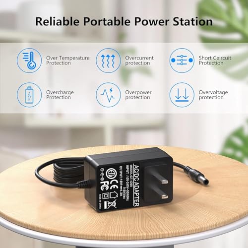 WUKUR Replacement for Booster PAC ES5000 Charger, 19V Booster Charger Cord Compatible with Booster PAC ES2500 ES5500 ES5000 ES2500C ES6000 ESA217 J900 ESA22 J900 Jump Starter Power Cord - Image 5
