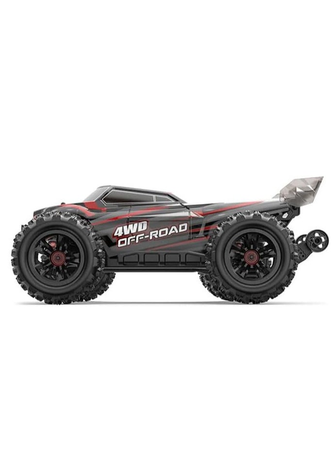 Mjx - MJX – Brushless RC Hobby GradeTruck | High Speed, 2.4Ghz Remote Control | 1:16 Scale Radio Controlled Off-roader Electronic Monster R/C Truck | RTR, All Terrain - Black - Image 1