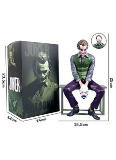 General Joker Heath Ledger DC Suicide Squad Joker Character Statue Action Figure Dark Knight Heath Ledger American Comics Movie Peripheral Desktop Character Juggling Collectibles  - Image 5