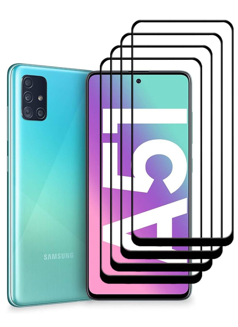 أكاليكس 4 قطع، حماية شاشة، لهاتف سامسونج جالاكسي A51، جودة ممتازة. - Image 1