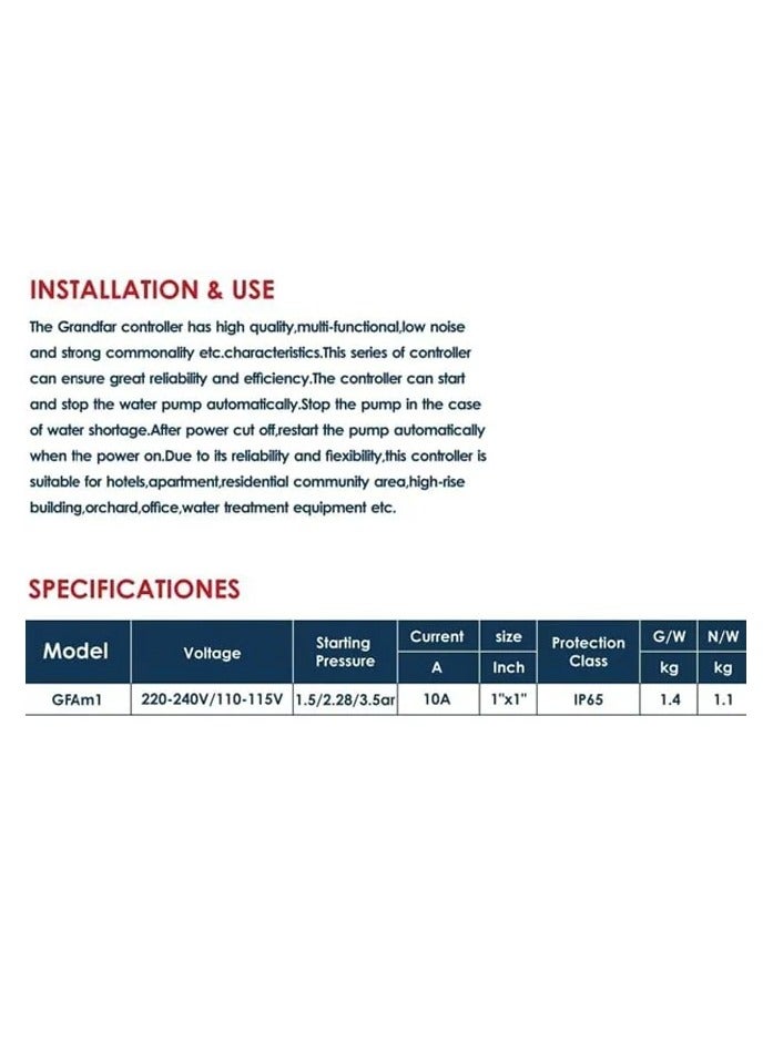 Apt Philomac Water Motor 3.5 Bar APT - Image 2