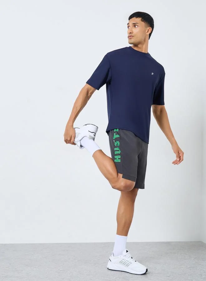 ستايلي اكتيف شورت تمرين بتفاصيل طباعة