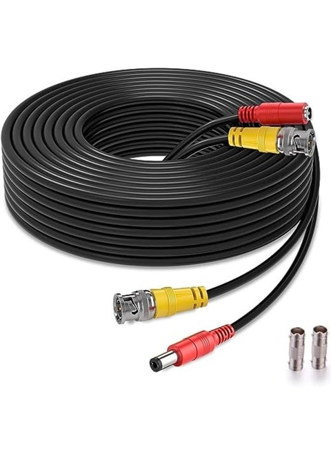 Euromax BNC Cable 150ft All-in-One Siamese BNC Video and Power Security Camera Wire Cable,