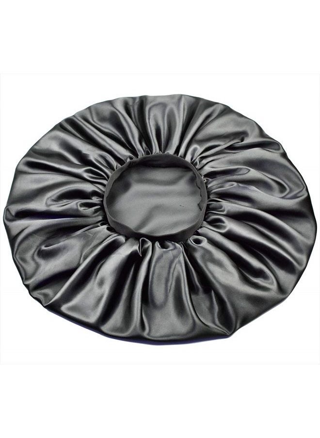 Satin Bonnets for Braids Silk Bonnet for Long Hair Covers Women XL Large Silk Hair Bonnets Sleeping Bonnets Night Sleep Cap
