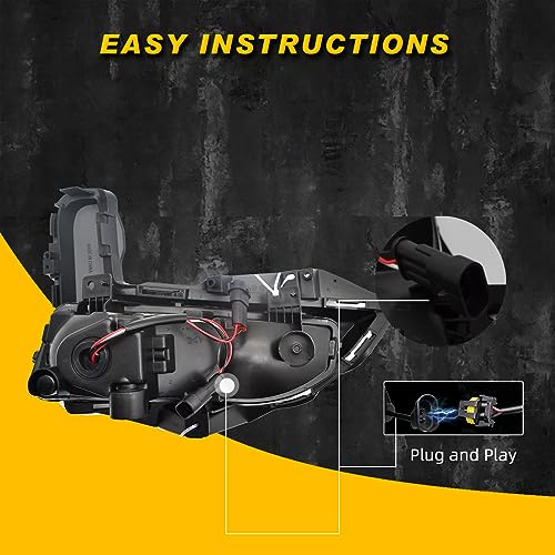 BOXLIGHT Fog Lights For 2017-2020 Rogue LED Fog Lights Bumper Driving Lamps with DRL & Turn Signal - Image 3