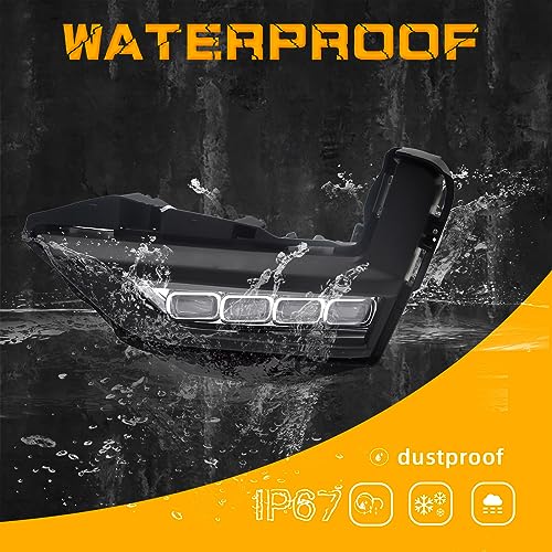 BOXLIGHT Fog Lights For 2017-2020 Rogue LED Fog Lights Bumper Driving Lamps with DRL & Turn Signal - Image 5