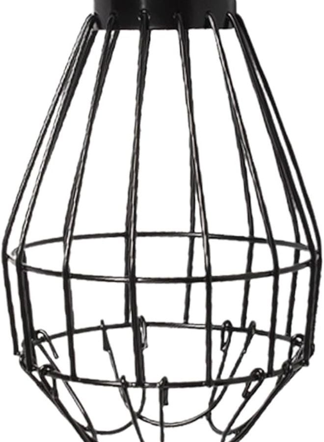 Reptile Heat Lamp Fixture Protective Wire Guard Anti Scald Mesh Cover for Snakes Lizards Chickens - Image 1