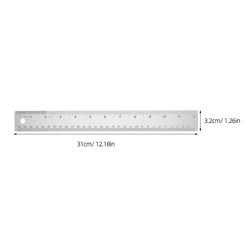 [Selling out fast] DOITOOL Stainless Steel Metal Ruler with Cork Backing 12 Inch Precision Metric Scale Non-Slip Straight Edge Measuring Tool for Engineering Office and School Use Scratch resistant Customized for Gulf demands Quick assemble Quick delivery Riyadh Jeddah Gulf user preference oriented build Long lasting universal build Reliable quality Cost-effective pick Globally popular elegant design Low maintenance Easy store & operate Remote village delivery cover Carefully selected solid material Repeated detach compatible build Local inventory listed item Popular across Saudi cities Indoor & outdoor suitable All item simple matching build Local available supply All temp range compatible build Consistent steady quality Don’t miss deal Modern practical shape Connectable modular - Image 2