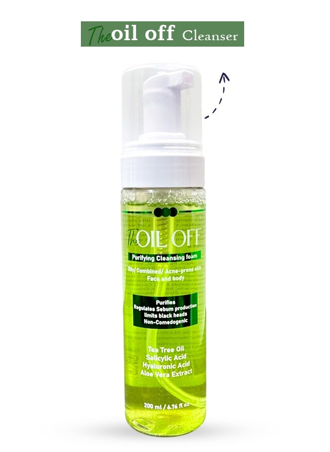 So Sandy The Oil Off Foam Cleanser for oily, combination and acne-prone skin 200 ml 