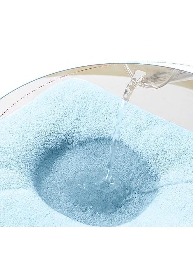 Berma Baby منشفة أطفال بغطاء للرأس، رداء حمام للأطفال الصغار، منشفة أطفال ناعمة، بطانية لحديثي الولادة، منشفة حمام من الصوف المرجاني، منشفة سباحة، شال ماص سميك برسوم كرتونية/منشفة أطفال ناعمة فائقة الامتصاص للذكور والإناث، 80*80 سم - Image 4