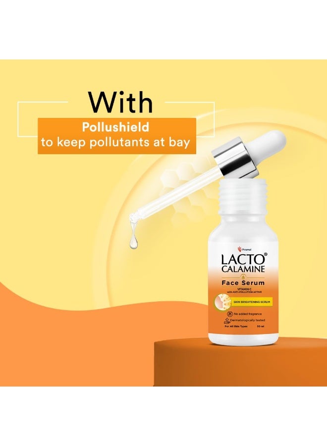 لاكتو كلامين سيروم الوجه بفيتامين C مع مركب فيتامين C نقي بنسبة 98٪ 30 مل  بشرة متألقة مع النياسيناميد - Image 4