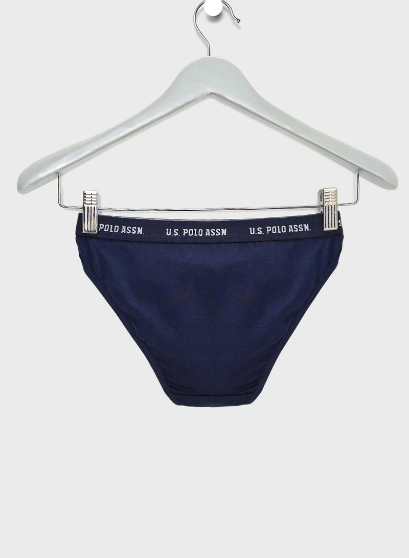 U.S. Polo Assn. Logo Band Lingerie Set