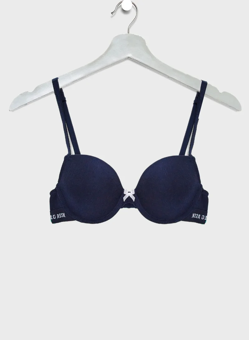 U.S. Polo Assn. Logo Band Lingerie Set