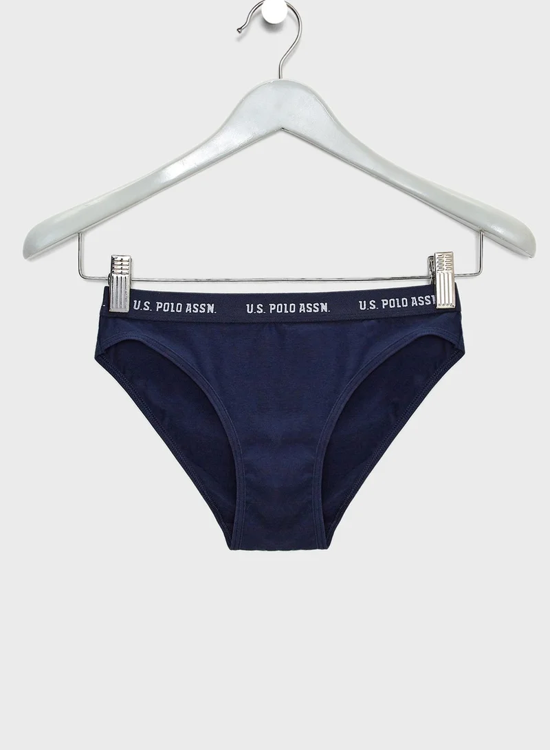 U.S. Polo Assn. Logo Band Lingerie Set