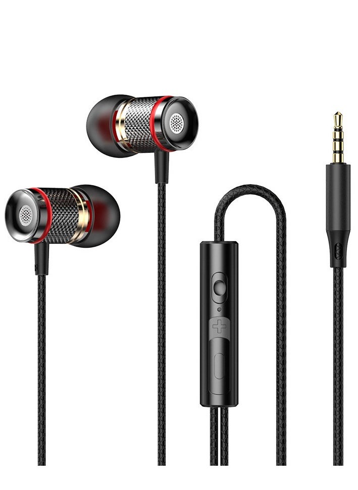 Generic New in-ear music earphone earplugs (black)  - Image 1