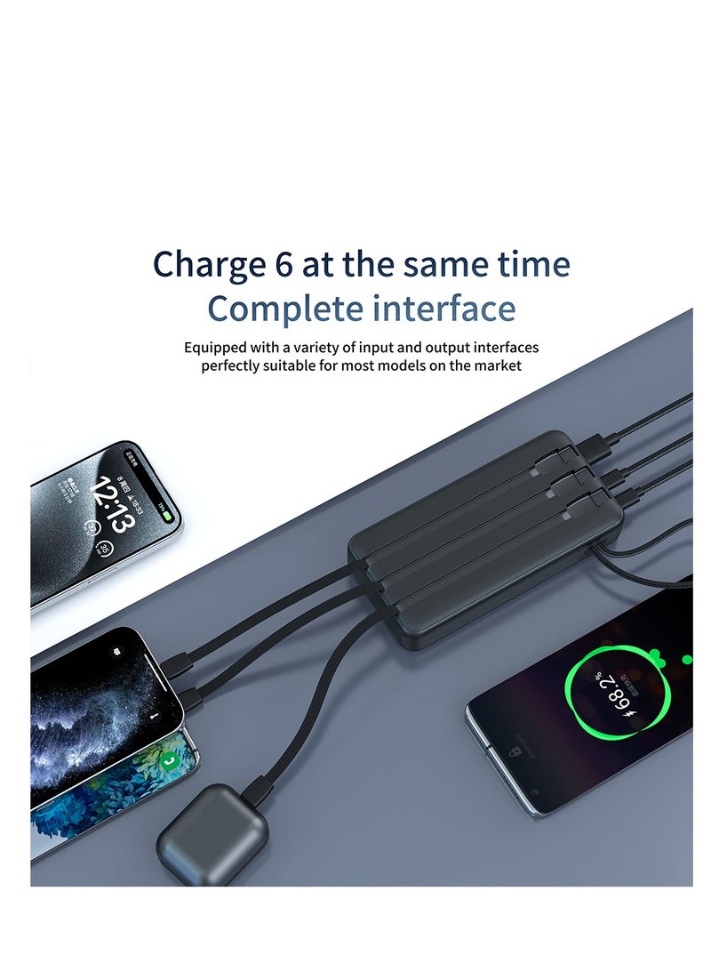 هيبو باور بانك HEPU بسعة 40000 مللي أمبير في الساعة مع خاصية الشحن السريع - Image 5