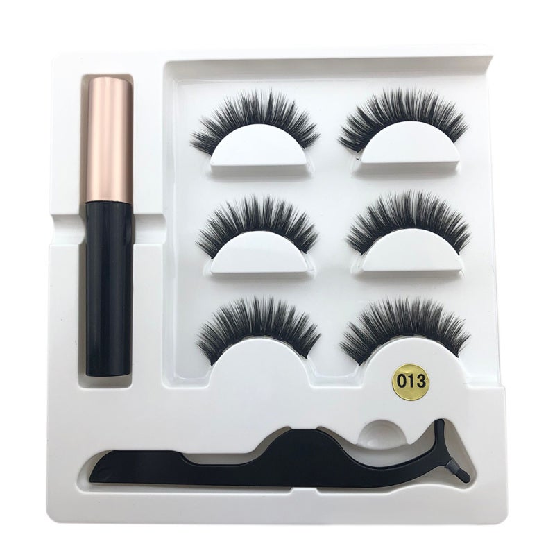 Magnetic False Eyelashes: 3 Pairs With Applicator And Mascara, Fits Most Eye Shapes - Reusable, Easy To Apply For Parties, Dates, Weddings