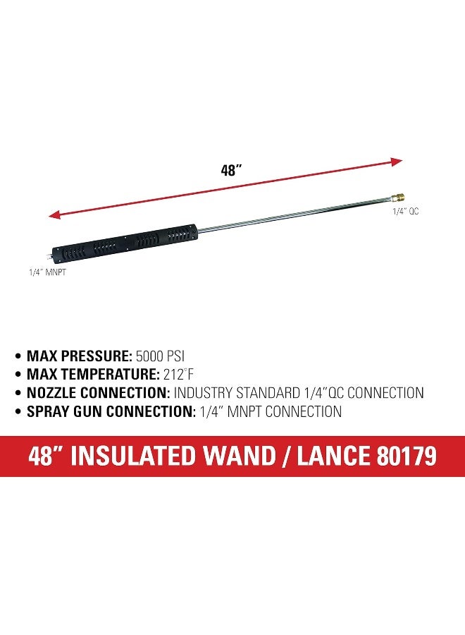Simpson Cleaning 80179 Universal 48-Inch Insulated Pressure Washer Wand for Hot and Cold Water use up to 5000 PSI - Image 4