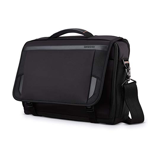 Samsonite Pro Slim Messenger, Black, 15.6-Inch - Image 1