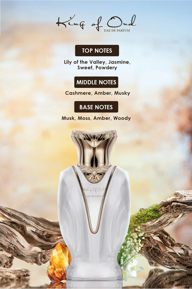 محبوب للعطور King Of Oud Eau De Parfum 100ml - Oud Perfume For Unisex