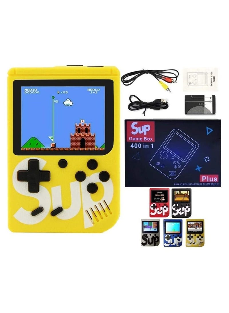 SUP Game Box Plus 400 in 1 Retro Mini Gameboy Game Console 3.0 Inch - Portable - Rechargeable - Single Player