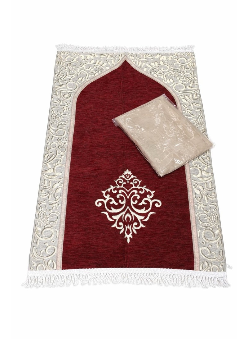 Prayer mat with open prayer sheet (prayer robe) - Rose cool fabric