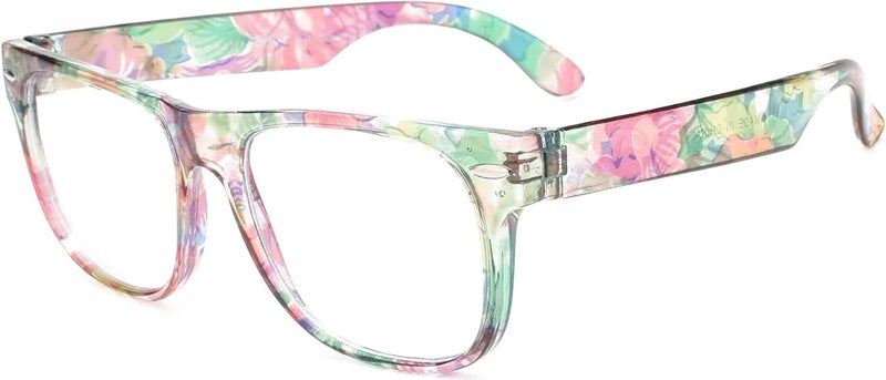 OWL Kids Clear Lens Colored Glasses Protect Child's Eyes from UVB UVA - Image 1
